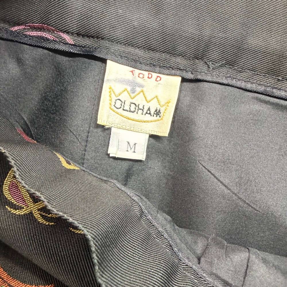 Todd Oldham 1993 Silk Jacquard Cigarette Pants - Picture 6 of 13